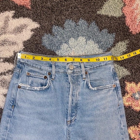 AGOLDE Riley High Rise Straight Crop Jeans size 24 - Picture 5 of 9